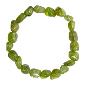 Peridot Tumbled Stones Bracelet