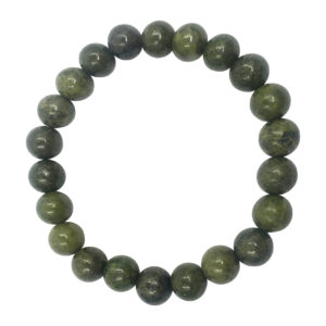 Epidote with Pyrite Bracelet