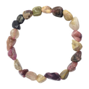 Mixed Tourmaline Tumbled Stones Bracelet