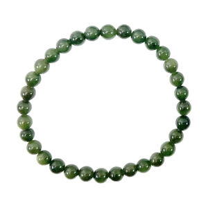 Nephrite Jade Bracelet 6-8 mm 7.15-7. 25"