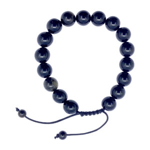 Adjustable Golden Sheen Obsidian Bracelet (10 mm) 7-11"