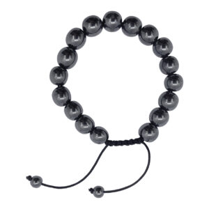Adjustable Hematite Bracelet 10 mm 7-11"