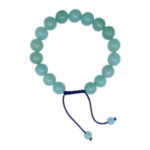Green Aventurine Beads Adjustable Bracelet (10 mm)