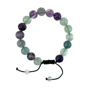 Fluorite Beads Adjustable Bracelet (10 mm)