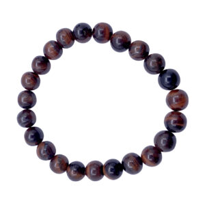 Red Tiger Eye Beads Bracelet (8-8.5 mm)