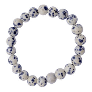 Dalmatian Jasper Beads Bracelet (8-8.5 mm)