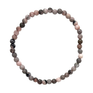 Pink Zebra Jasper Beads Bracelet (4-4.5 mm)
