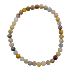 Crazy Lace Agate Beads Bracelet