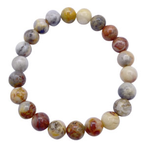 Crazy Lace Agate Elastic Bracelet