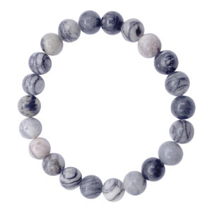 Black Silk Stone Bracelet
