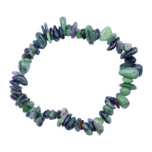 Ruby Zoisite Chips Bracelet