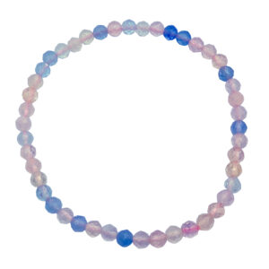 Faceted Morganite A Beads Bracelet