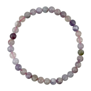 Cherry Blossom Tourmaline Bracelet (4-6 mm Beads) 7.15-7.25"