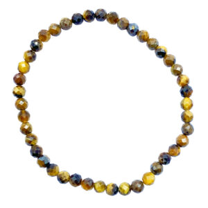 Tiger Eye Faceted Beads Bracelet