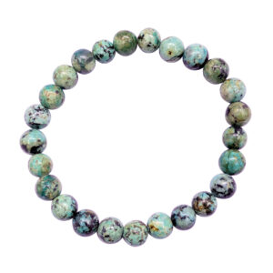 African Turquoise AA Beads Bracelet (8 mm Large)