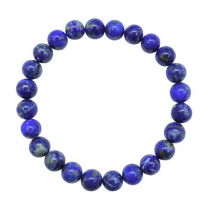 Real Lapis Lazuli Beads Bracelet (8 mm Large)