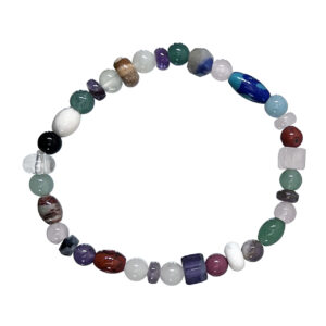 Mixed Stones & Shapes Beads Bracelet (4-6 mm)
