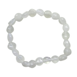 Rainbow Moonstone Tumbled Stones Bracelet