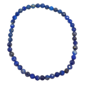 Lapis Lazuli Faceted Stone Beads Bracelet