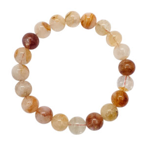 Himalayan Red Fire Quartz Elastic Bracelet