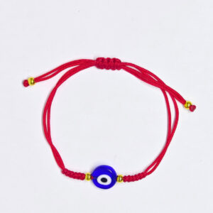 Red Cord with Evil Eye Bracelet