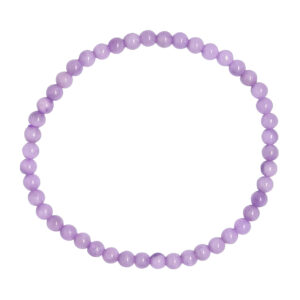 Lavender Jade Beads Elastic Bracelet