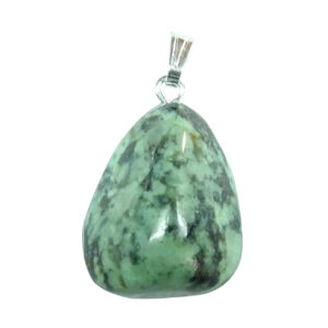 African Turquoise Tumbled Stone Pendant
