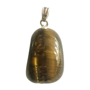 Tiger Eye Tumbled Stone Pendant