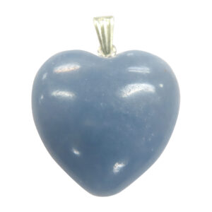 Angelite Heart Pendant (Pack of 6)
