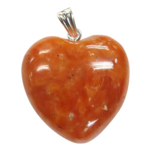 Orchid Calcite Heart Pendant (Pack of 6)