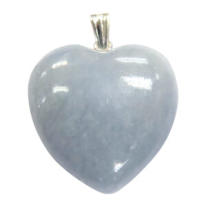 Blue Calcite Heart Pendant (Pack of 6)