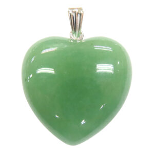 Green Aventurine Heart Pendant (Pack of 6)