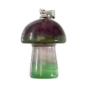 Fluorite Mushroom Pendant (Pack of 6)