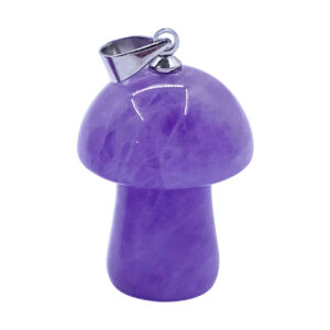 Amethyst Mushroom Pendant (Pack of 6)