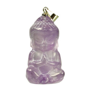 Amethyst Buddha Pendant