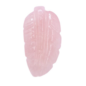 Rose Quartz Feather Pendant