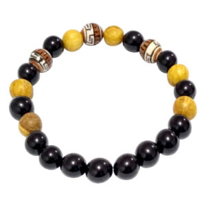 Palo Santo and Black Tourmaline Elastic Bracelet