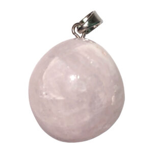 Pink Mangano Calcite Tumbled Stone Pendant