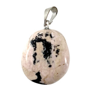 Rhodochrosite Tumbled Stone Pendant