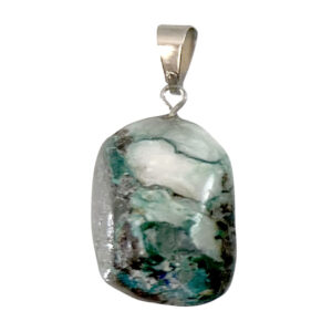 Azurite/Malachite Tumbled Stone Pendant