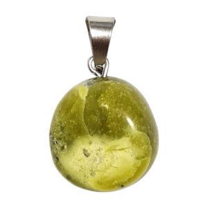 Serpentine Tumbled Stone Pendant