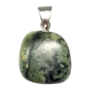 Nephrite Jade Tumbled Stone Pendant