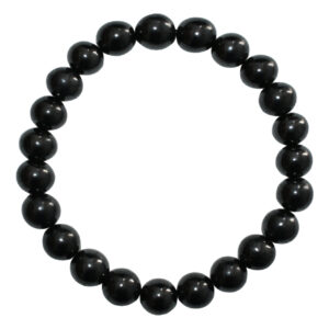 Shungite Round Beads Bracelet
