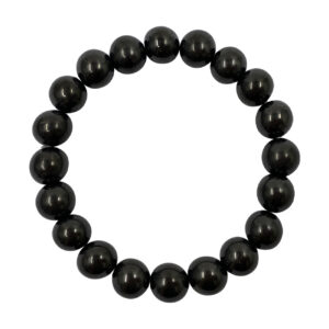 Shungite Large Beads Bracelet