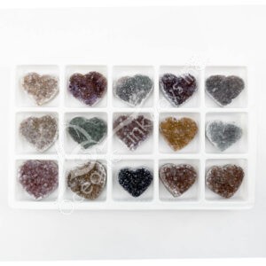 Rainbow Amethyst Heart Druse
