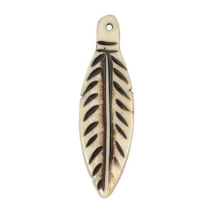 Bone Feather Pendant (DZ)