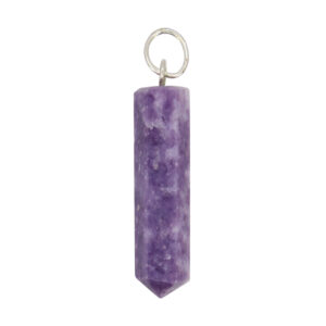 Lepidolite Pencil Point Pendant