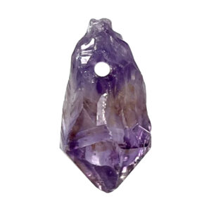 Rough Amethyst Point with Hole Pendant