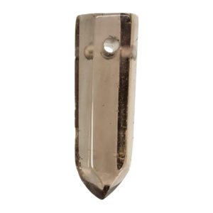 6 Sides Smoky Quartz Point Pendant with 2 mm Hole