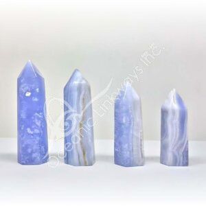 Blue Lace Agate Standing Point